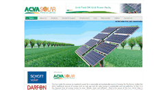 Desktop Screenshot of acvasolar.com